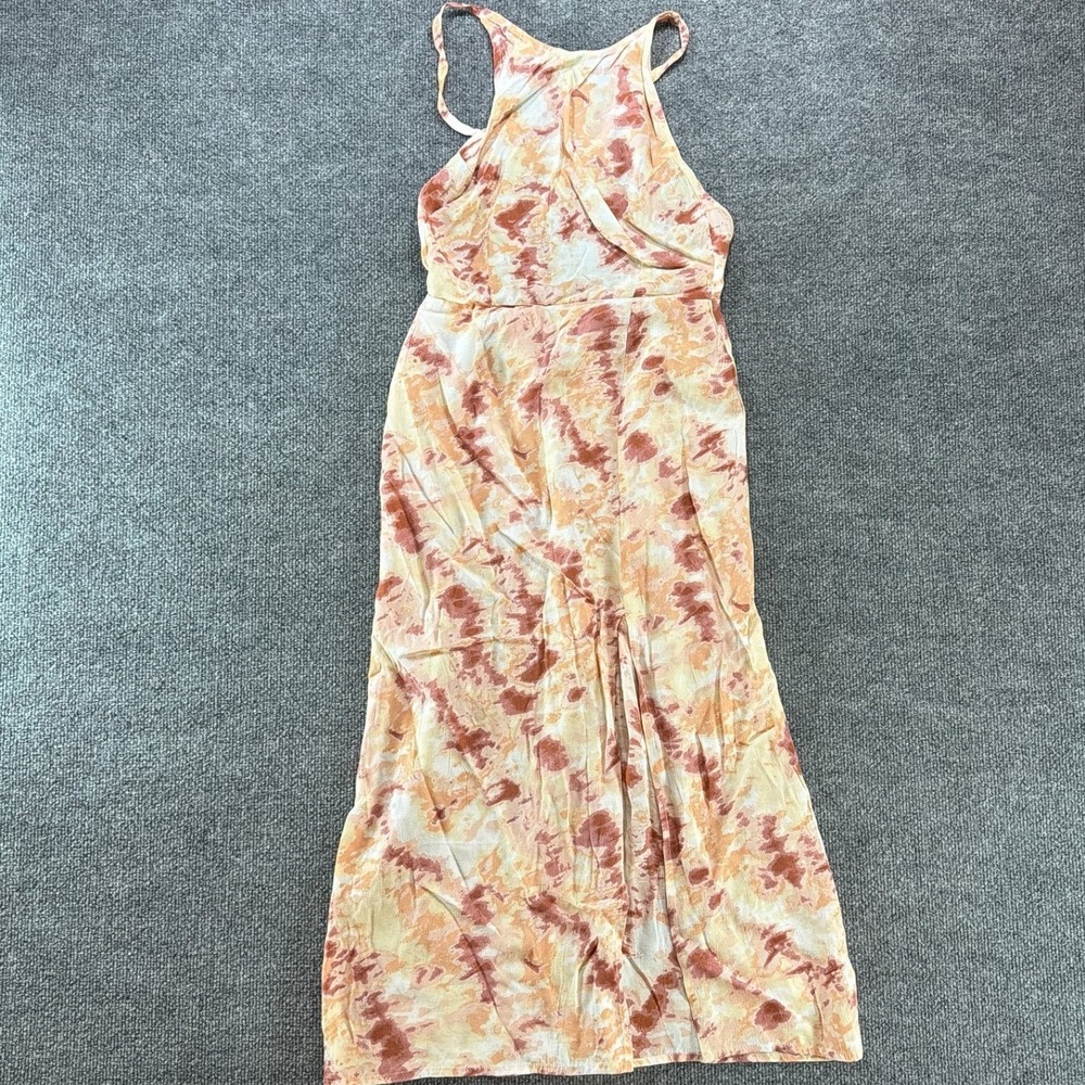 Amuse Society Tie Dye Maxi Dress Open Back Small Autumn Wedding Guest Homecoming